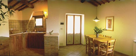 first floor - the kitchen and the living room